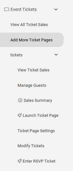 ticket page one